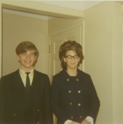 1968, Sacred Heart Homecoming. Chris Pozdol & Kathy Foley