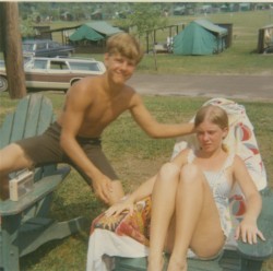 1970 Camp Dearborn. Mark Michon & Pat Myers