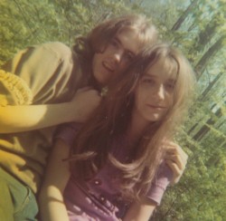 1971, Picnic after Senior Prom. Tina Gajewski & Dave Sonsara