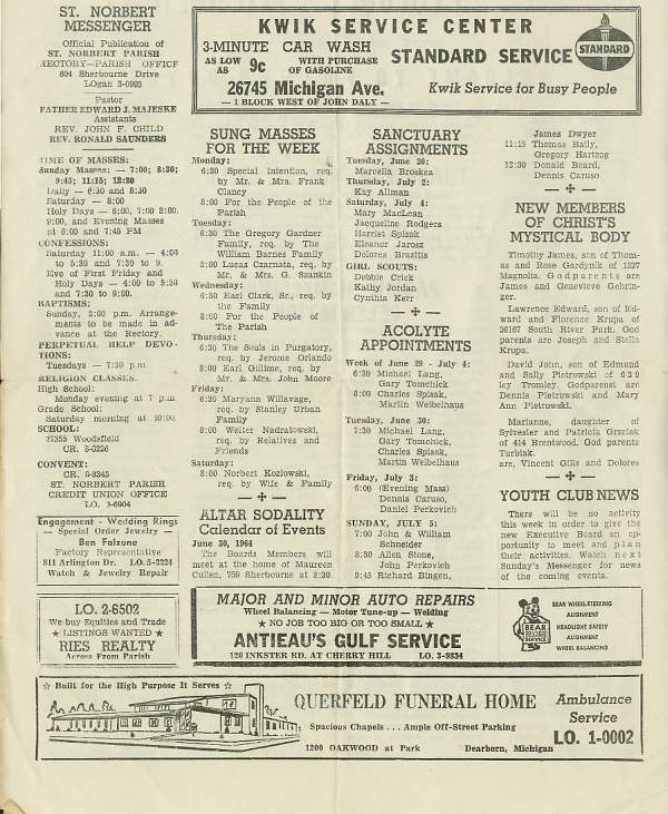 messenger Sunday, June 28, 1964 p2