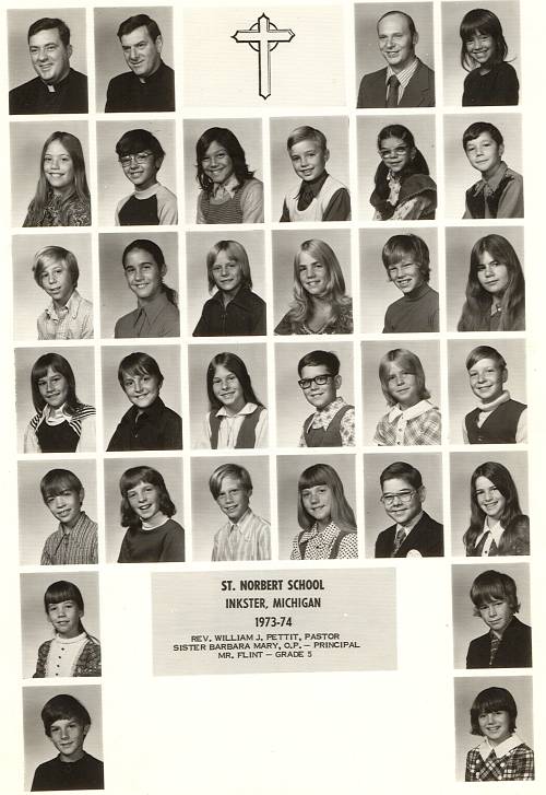 St. Norbert Class 1973-1974 Grade 5