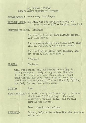 Graduation Program, page 2