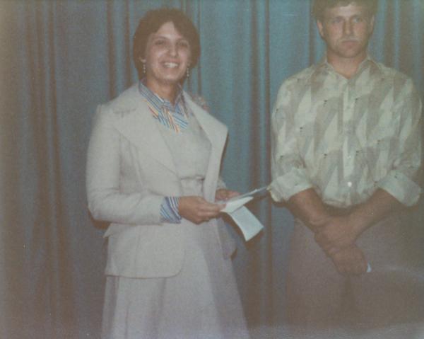 Graduation Day, Mrs Mida & husband Bill