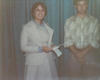 Graduation Day, Mrs Mida & husband