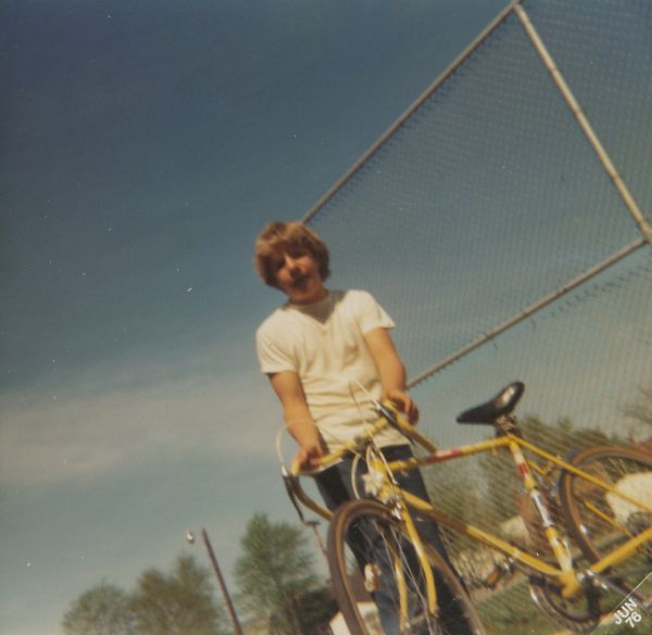 Dave Zmudczynski on his bike