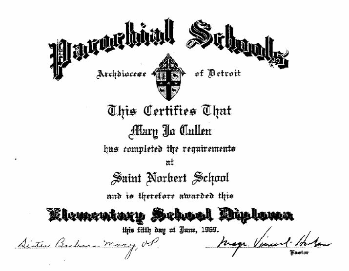1969 diploma