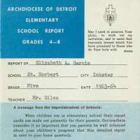 1964 report card grades