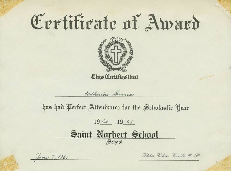 attendance award