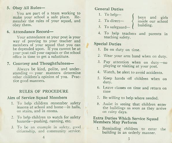 service squad book p 4 - 5