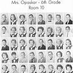 Mrs. Opaskar 6th Grade
