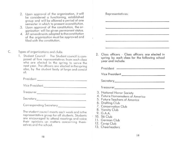 Cherry Hill High School Student Handbook pp.18-19