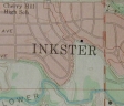 Map of Inkster showing the park area.