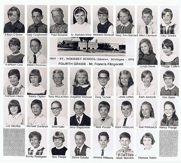 1970 Grade 4 Class Picture